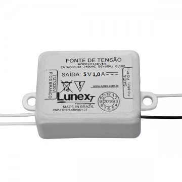 Fonte de Tensão 5V 1,0A - 5W - LX0510